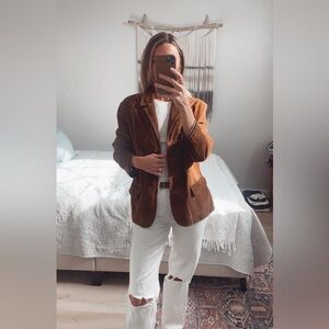 Eddie Bauer Suede Blazer